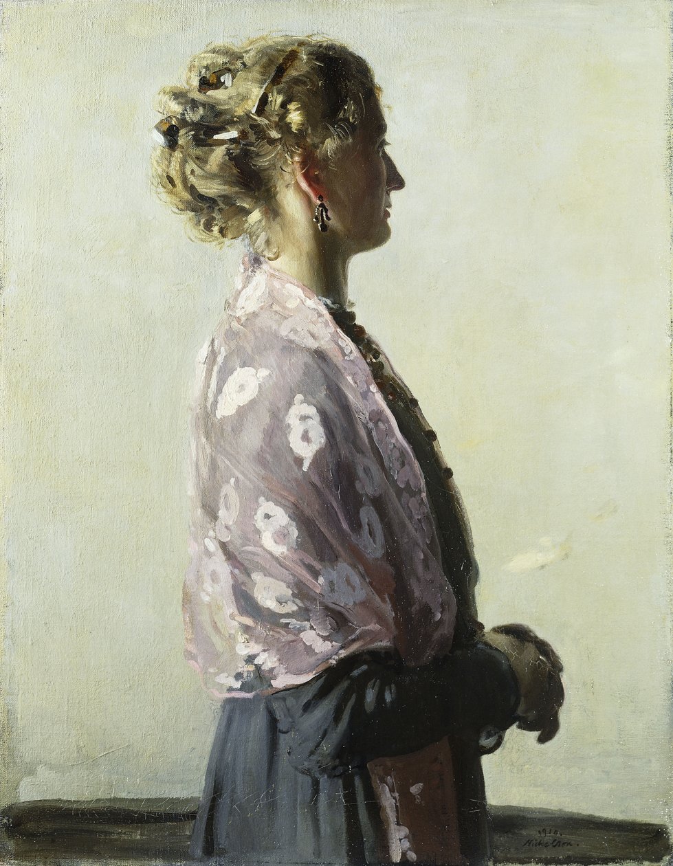 De dame in het zwart door William Nicholson
