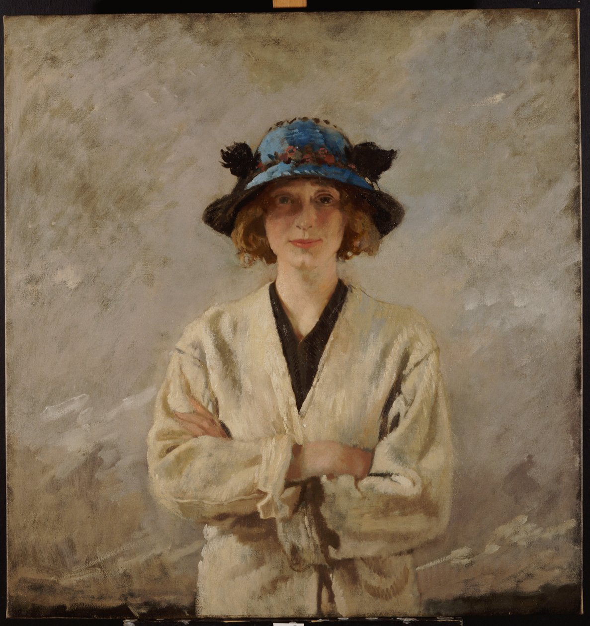 Meisje met een blauwe hoed, 1912 door William Orpen