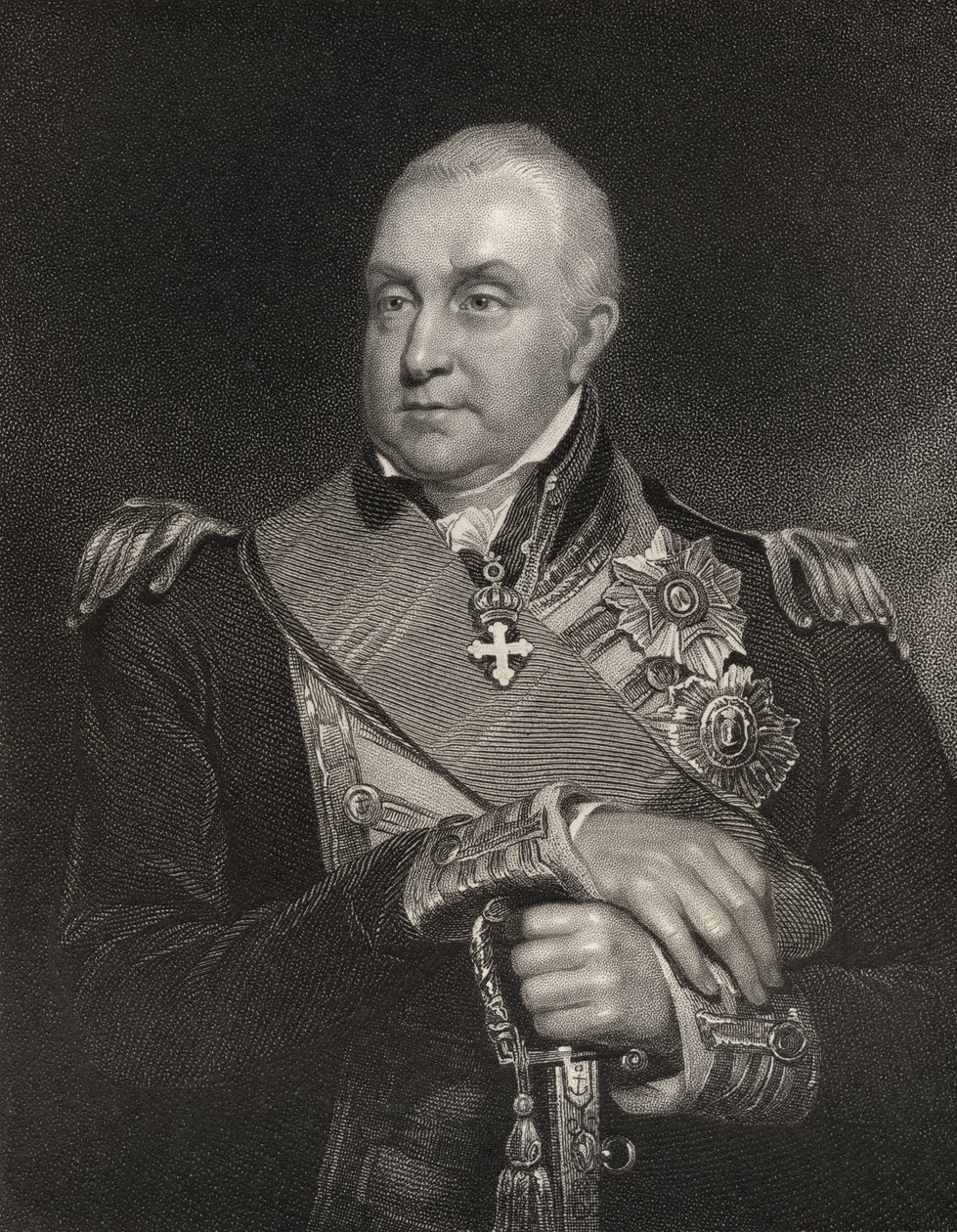 Admiraal Edward Pellew door William Owen