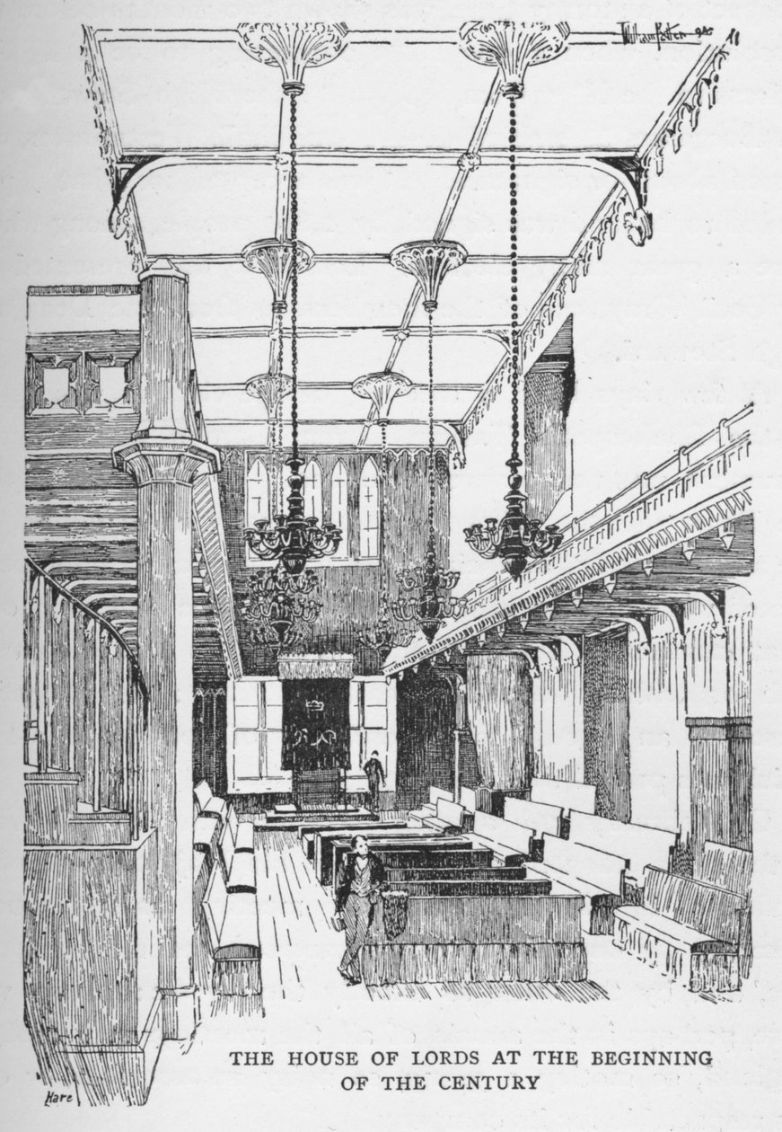 Het Hogerhuis aan het Begin van de Eeuw, ca. 1897 door William Patten