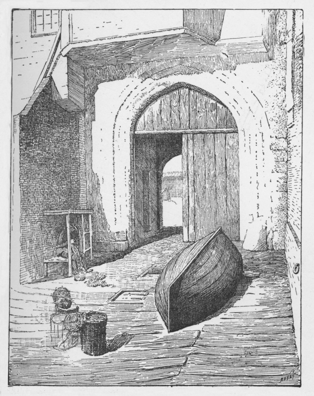 De Waterpoort, New Palace Yard, ca. 1897 door William Patten