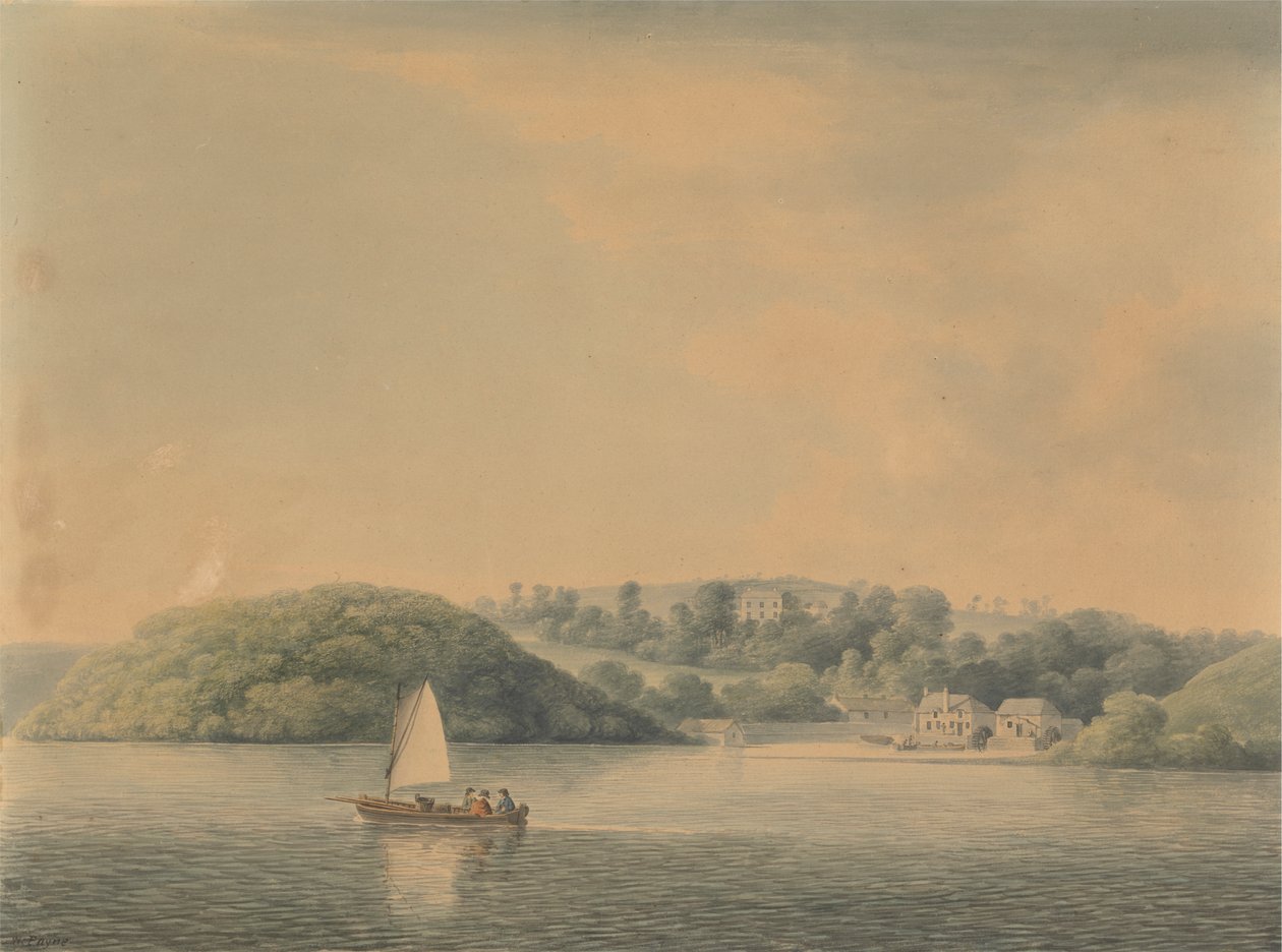Molen aan de Tavy door William Payne