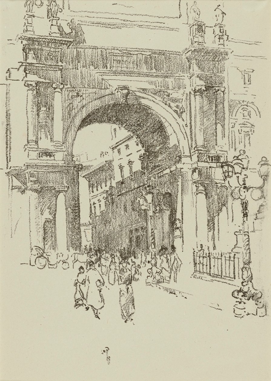 Vitorio Emanuel-plein door William Penhallow Henderson