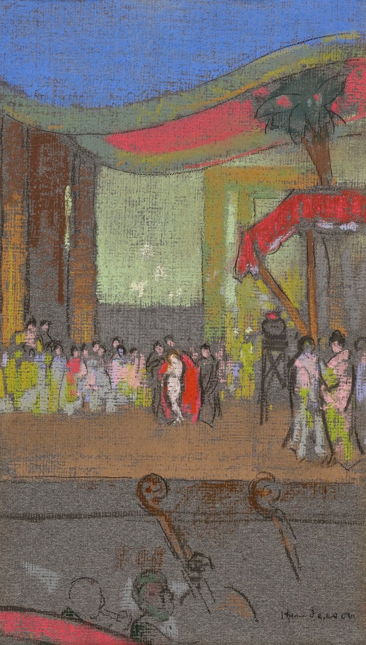 Decorontwerp voor opera door William Penhallow Henderson