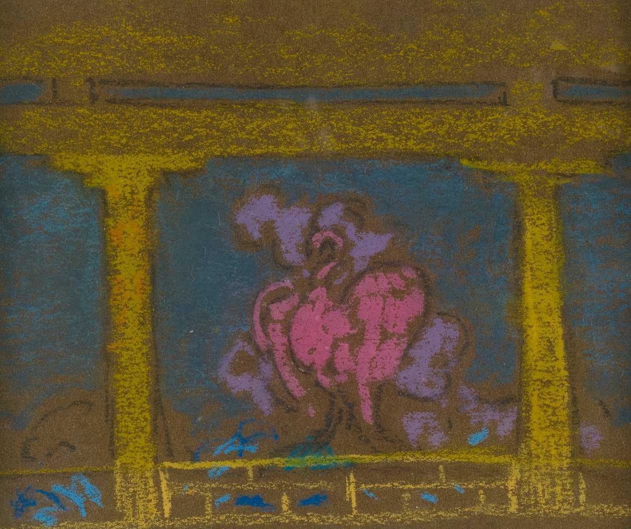 Studie voor scène in de Dochter van de Hemel, Santa Fe, 1915 door William Penhallow Henderson