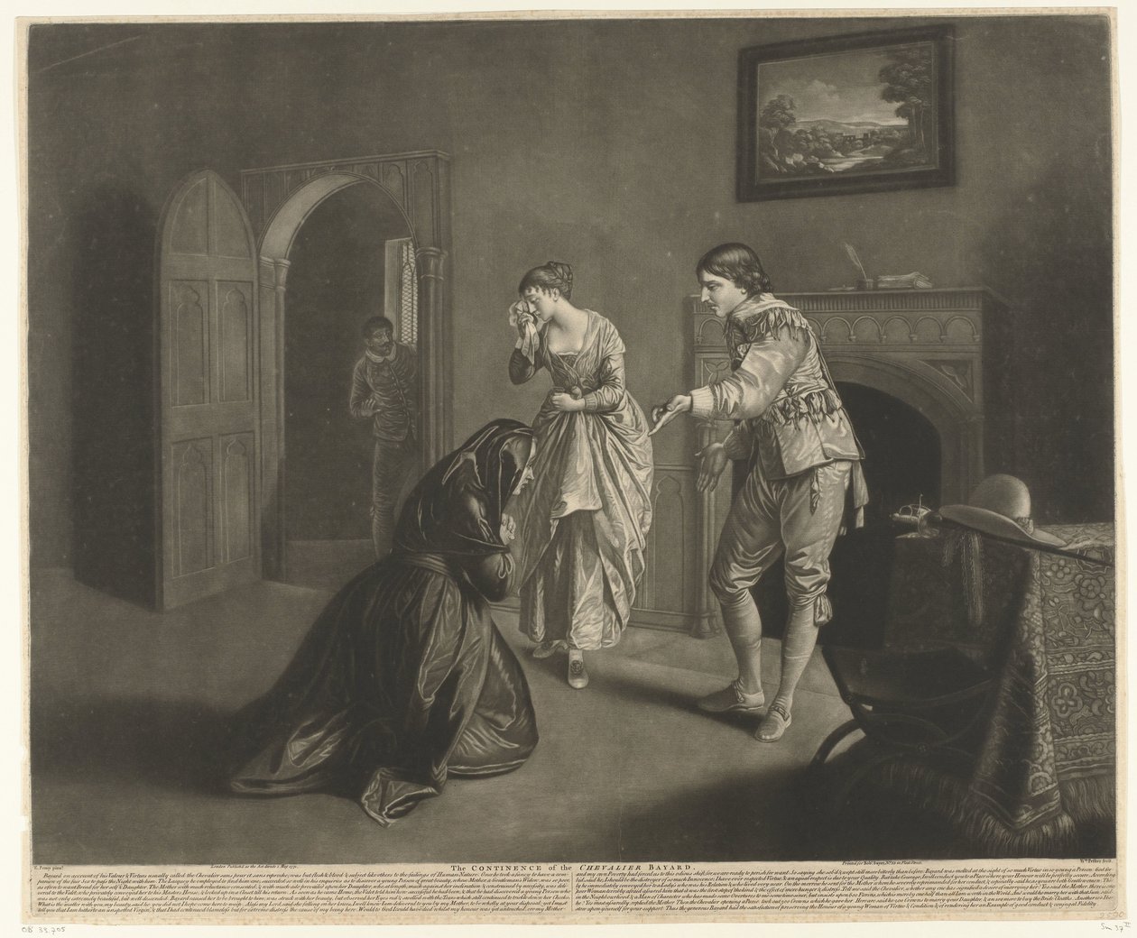 Berisping van de moeder door William Pether