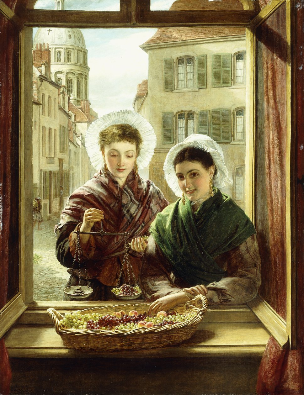 Bij Mijn Raam, Boulogne, 1872 door William Powell Frith