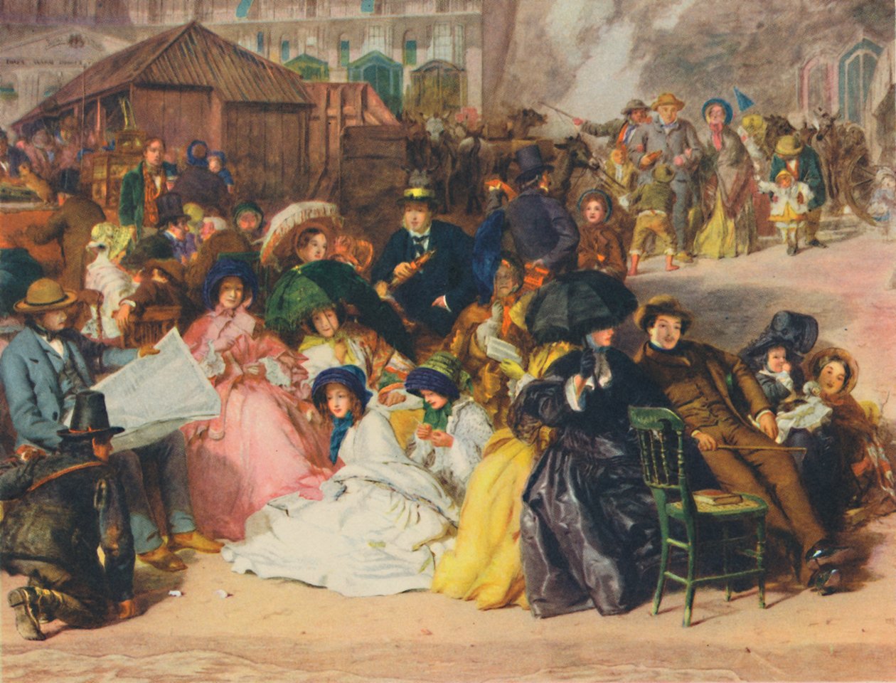 Ramsgate Sands, 1854, 1948 door William Powell Frith