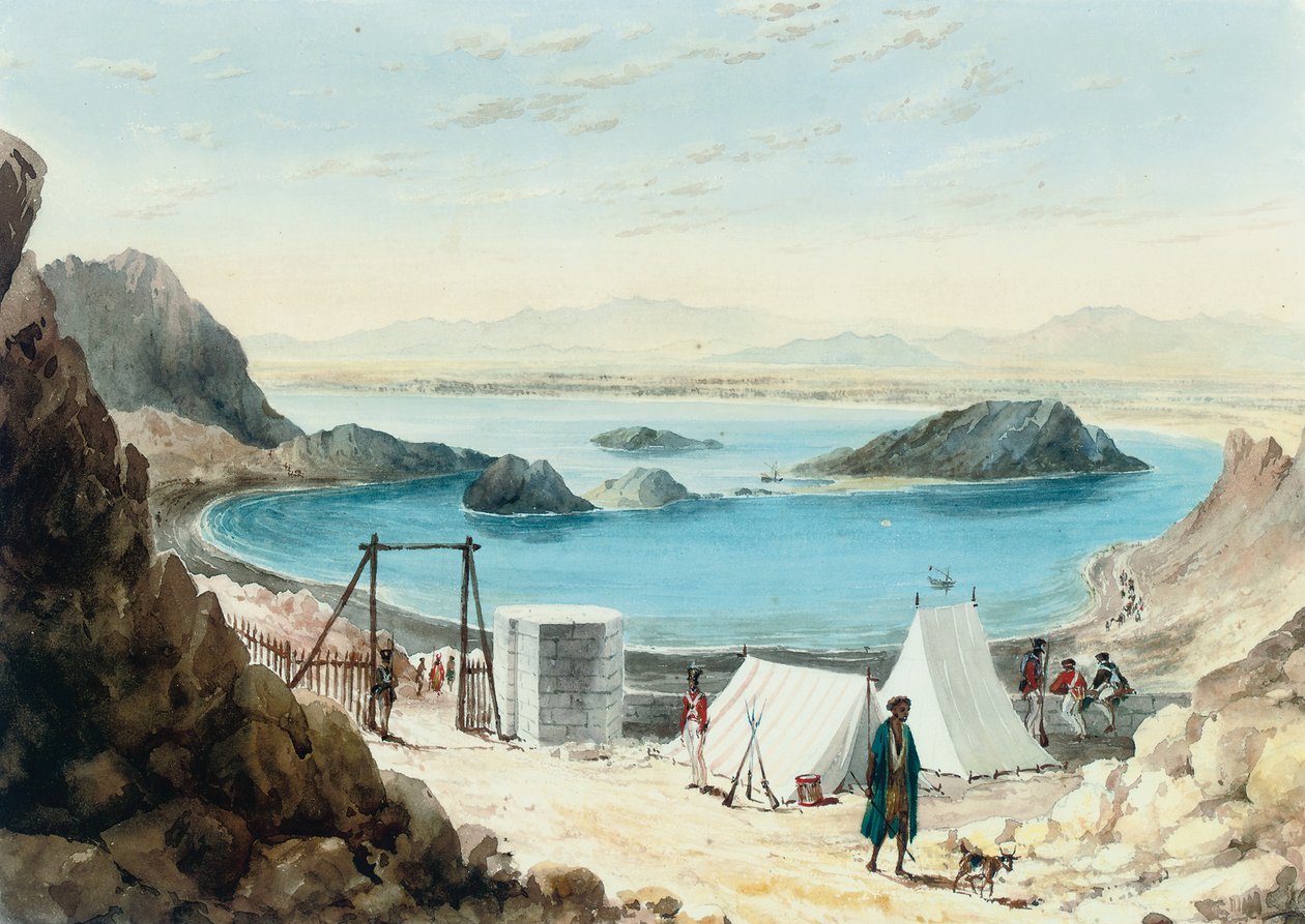 Haven van Aden door William Prinsep
