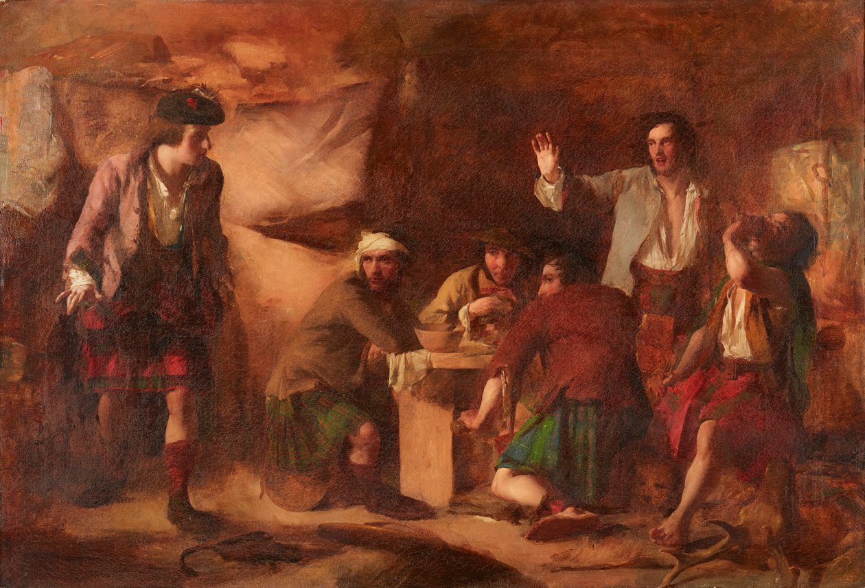 Prins Charles Edward en de Catherans door William Quiller Orchardson