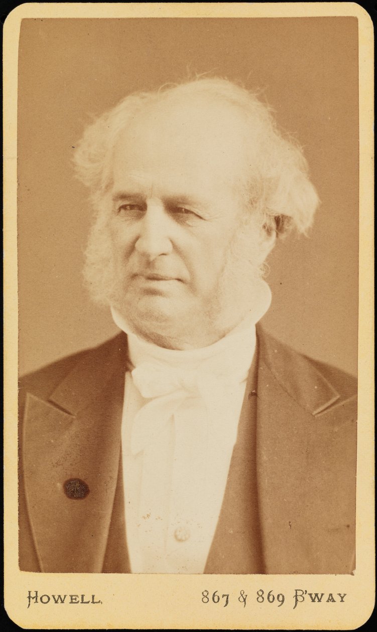 Cornelius Vanderbilt, ca. 1870-77 (albuminedruk) door William R. Howell
