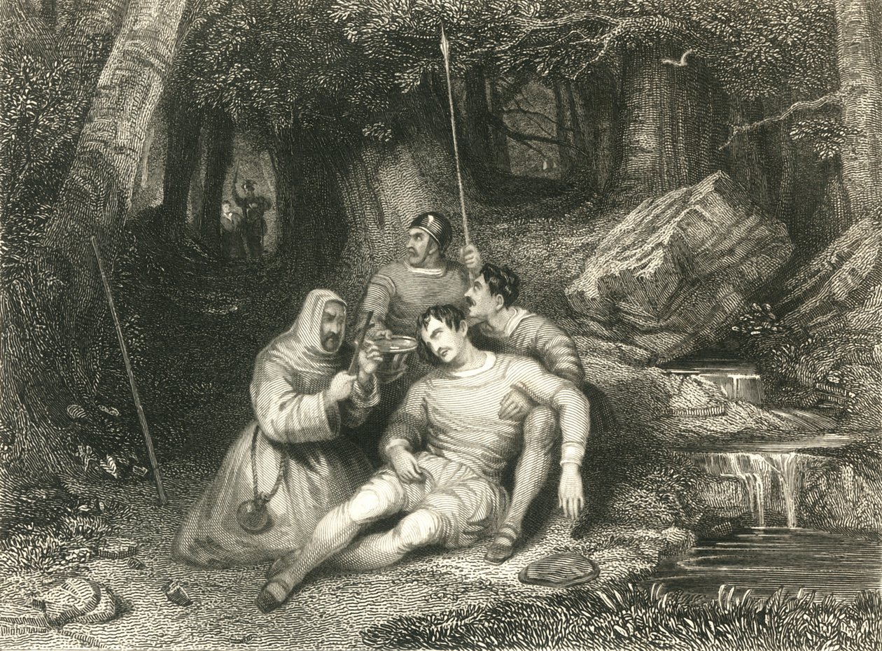De dood van Llewellyn door William Radclyffe