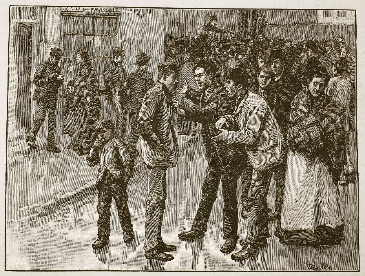De Staking van Preston, illustratie uit 