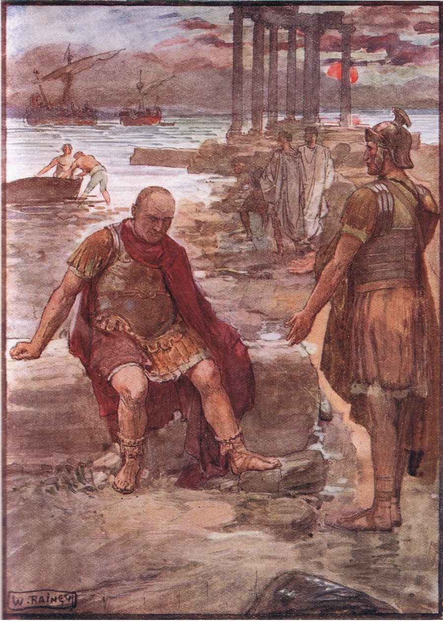 De verbannen Marius te midden van de ruïnes van Carthago, uit Plutarchus