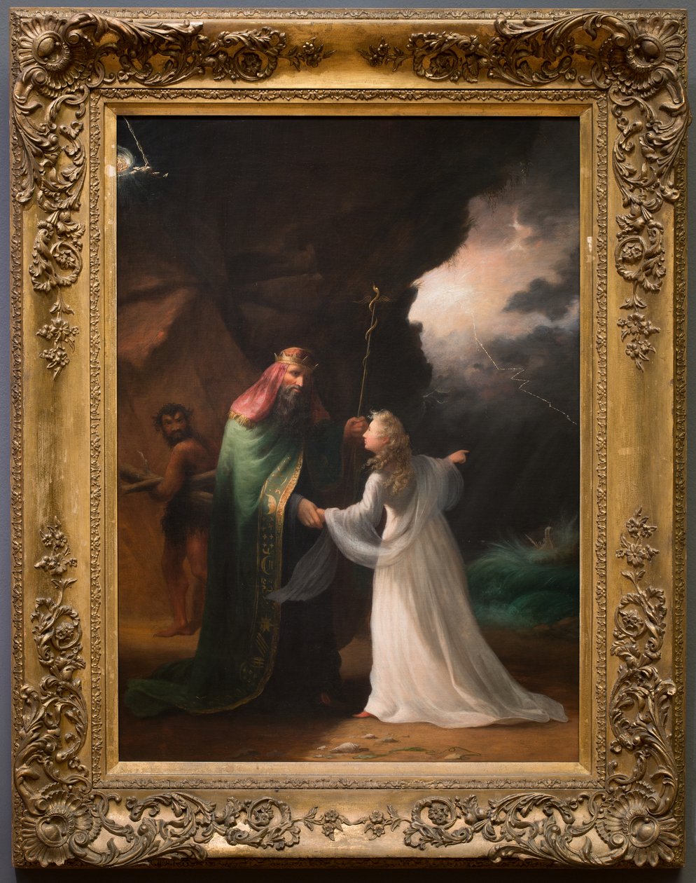 Scène uit de Storm, c.1850 door William Rimmer