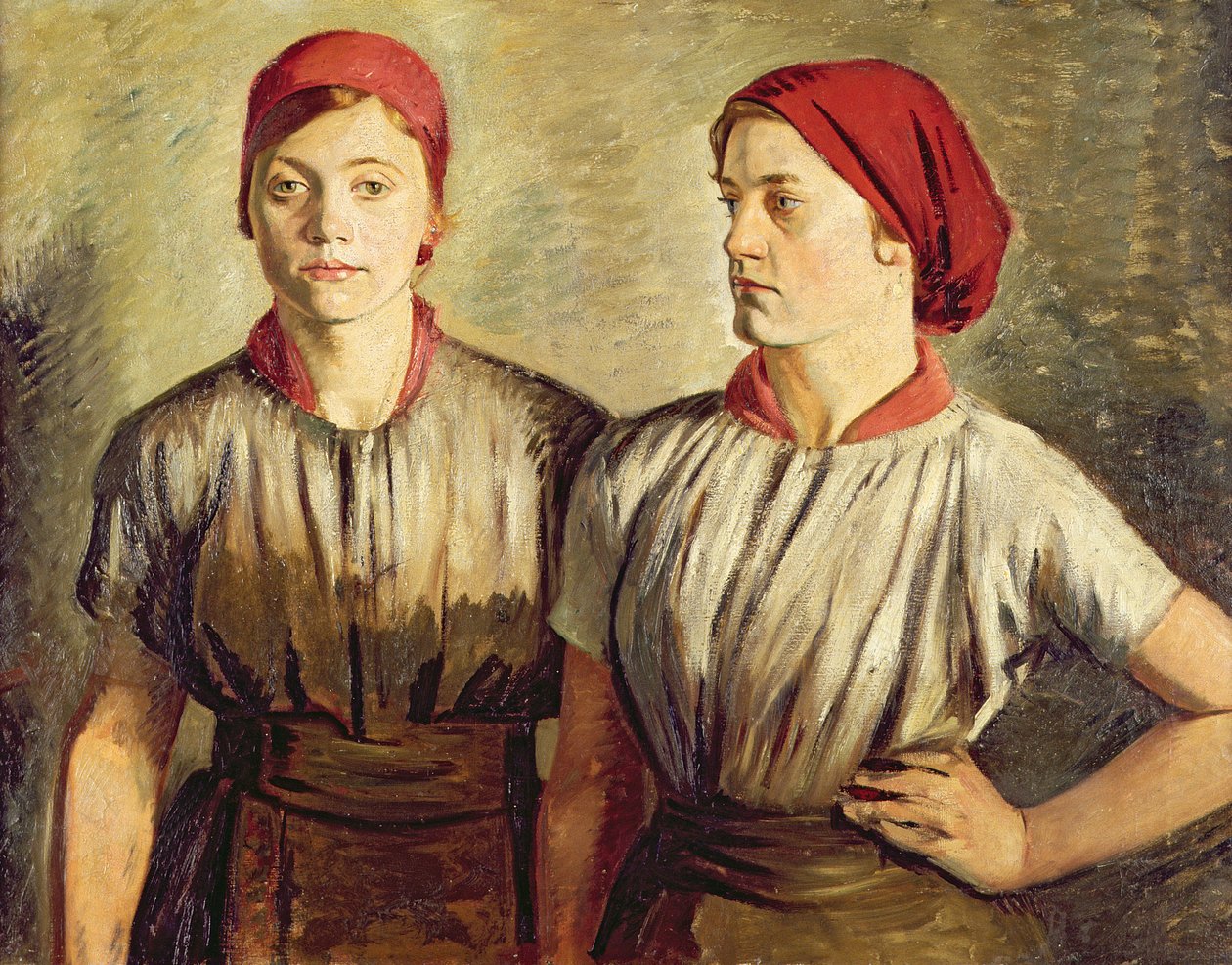 Sheffield Buffer Girls door William Rothenstein