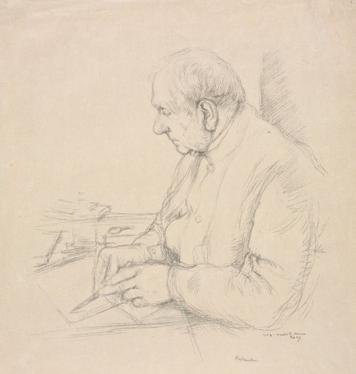 Sir Francis Seymour Haden, 1897 door William Rothenstein