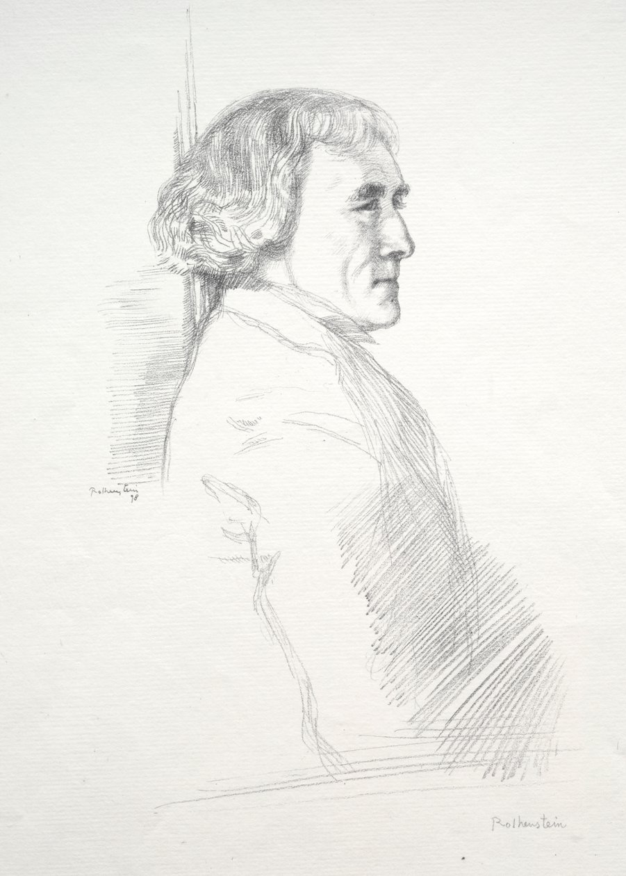 Sir Henry Irving door William Rothenstein