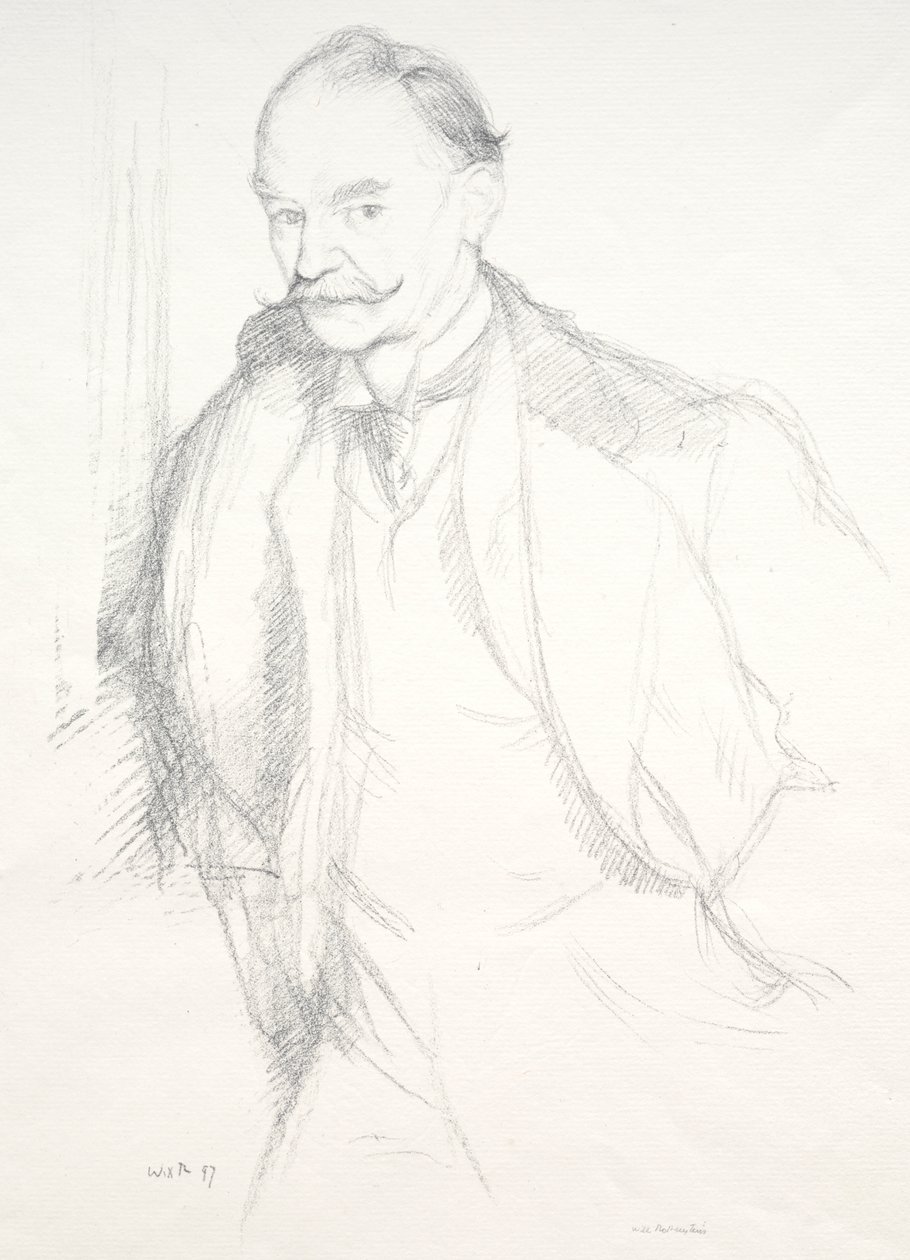 Thomas Hardy door William Rothenstein