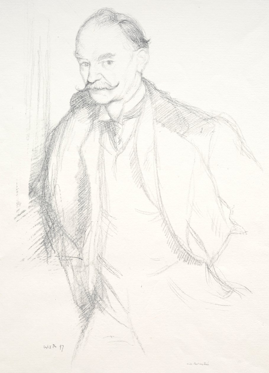 Thomas Hardy, 1897 door William Rothenstein
