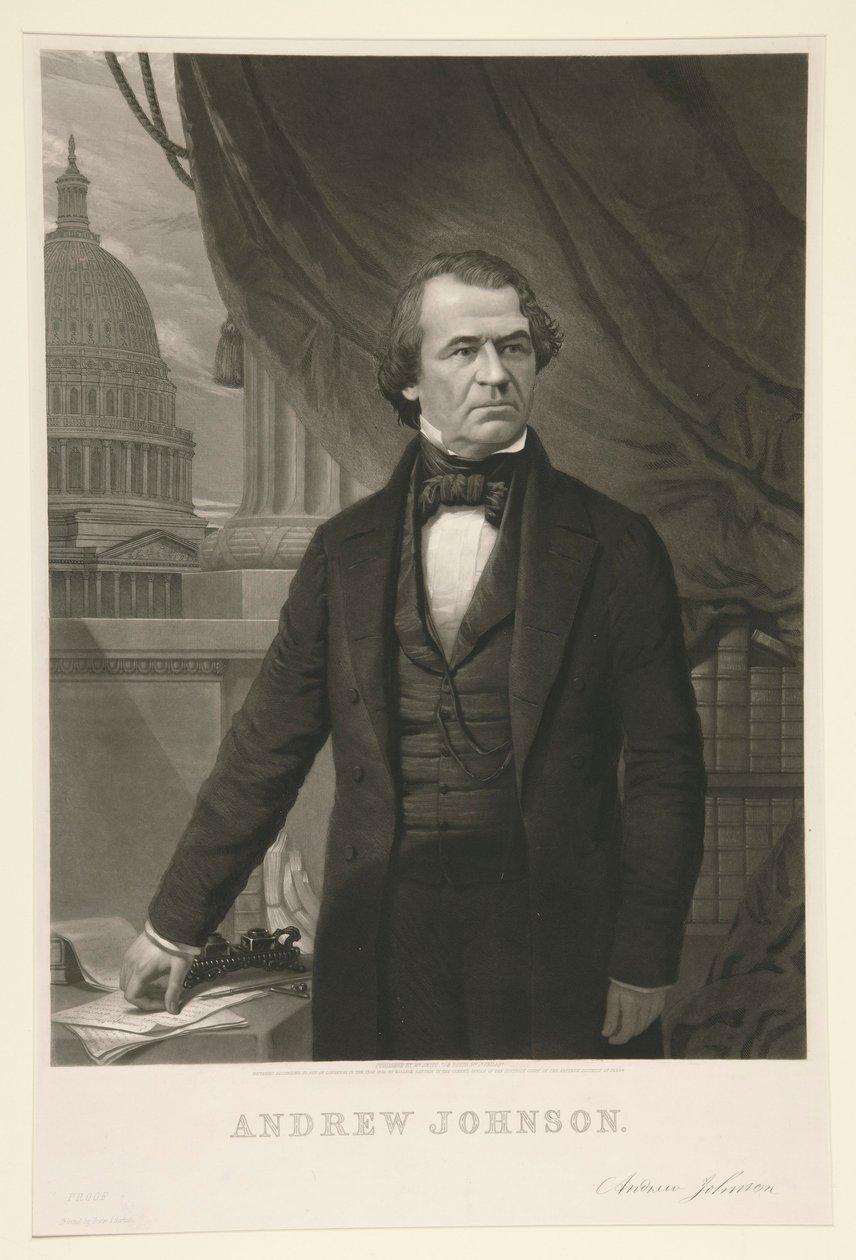 Andrew Johnson door William Sartain