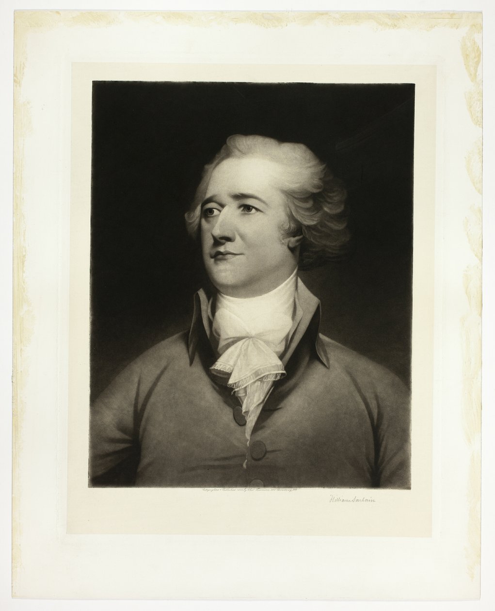 Portret van Alexander Hamilton door William Sartain