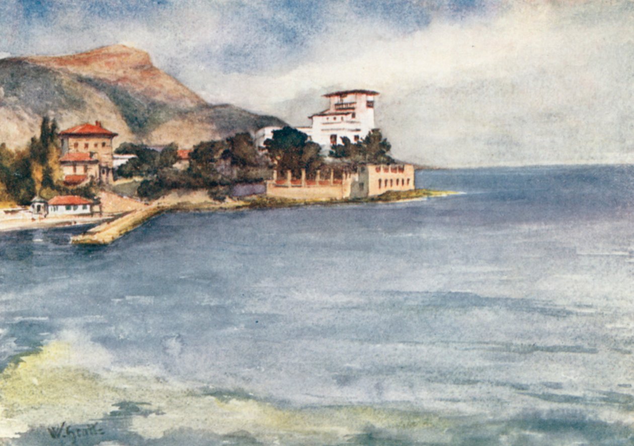 Beaulieu (kleurenlitho) door William Scott