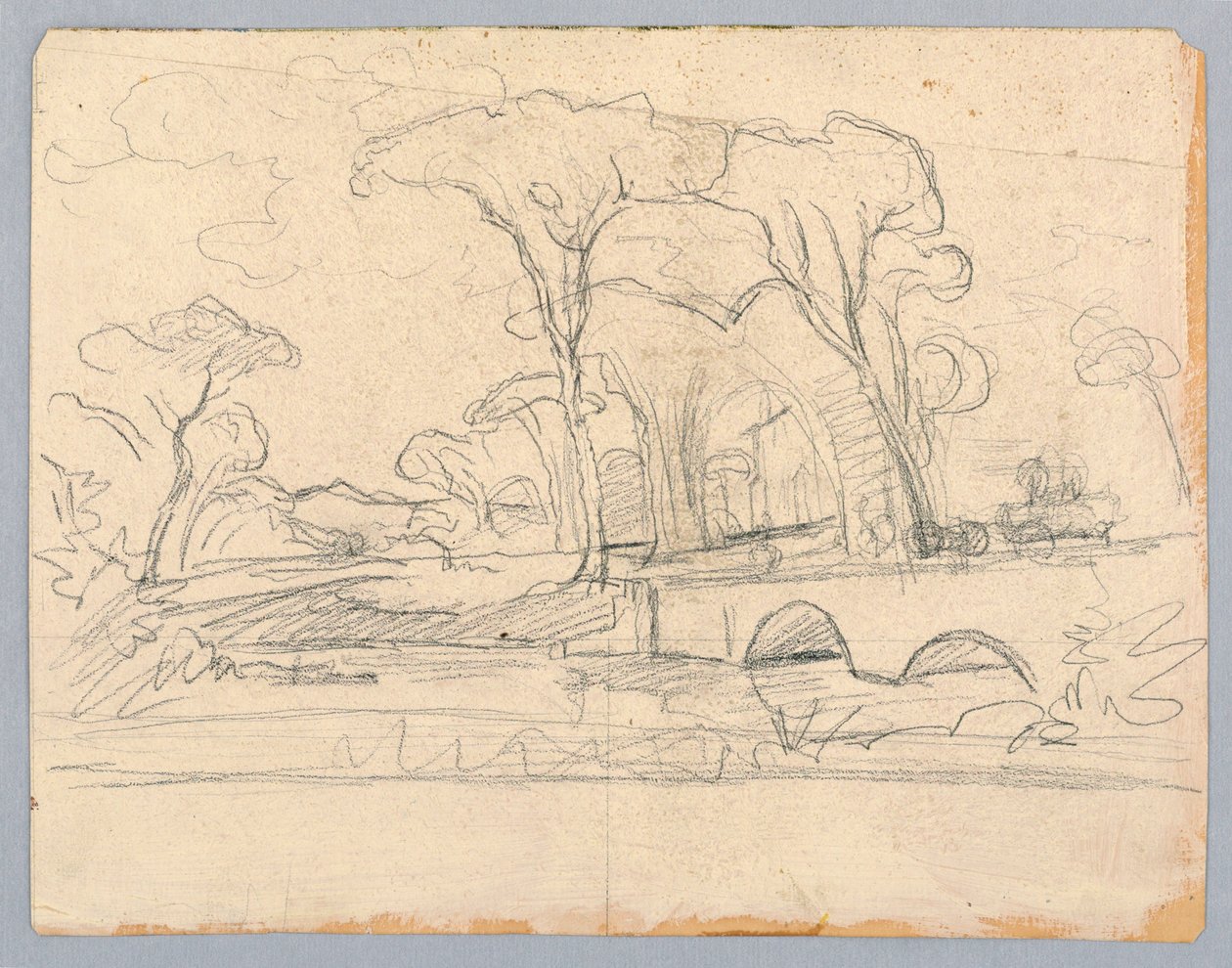 Studie van Landschap door William Stanley Haseltine