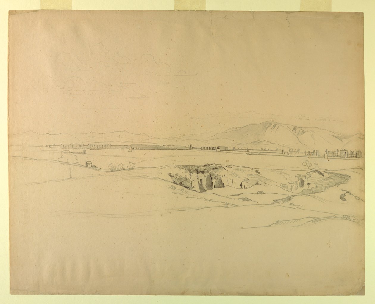 Studie van landschap door William Stanley Haseltine