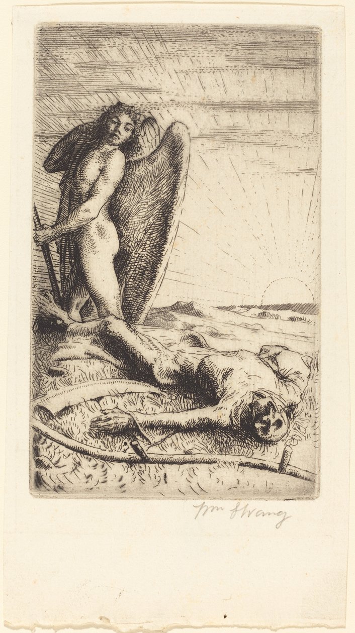 De dood verslagen door William Strang