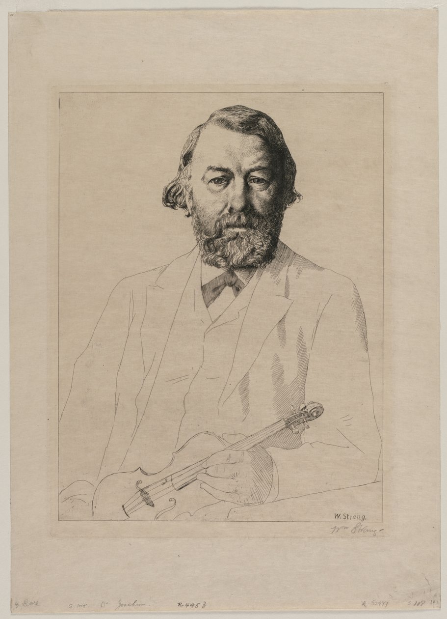 Dr. Joachim, 1887 door William Strang