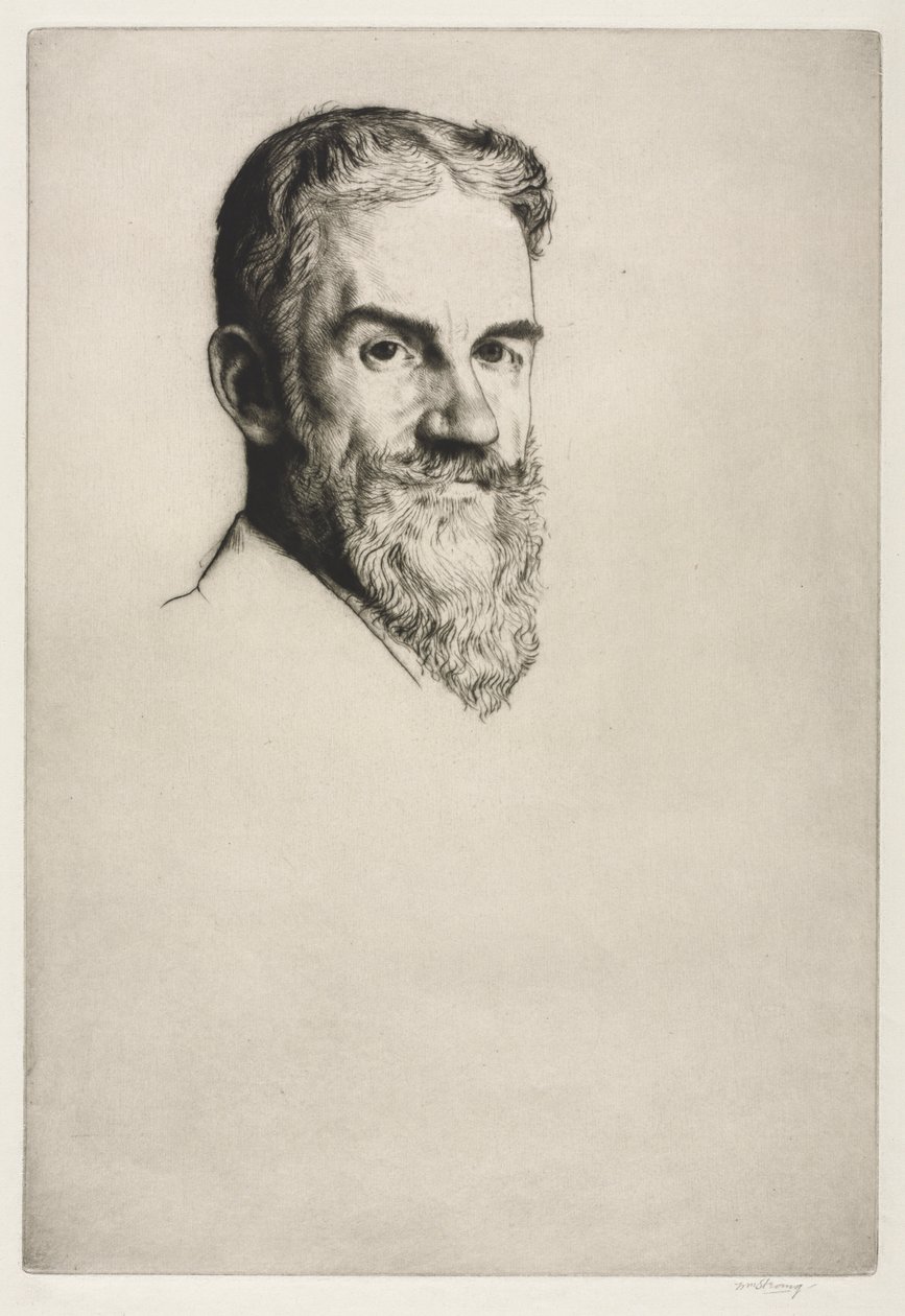 George Bernard Shaw, 1907 door William Strang