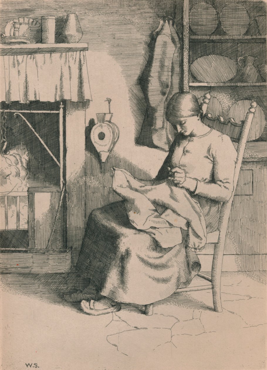Barmhartigheid aan het werk door William Strang