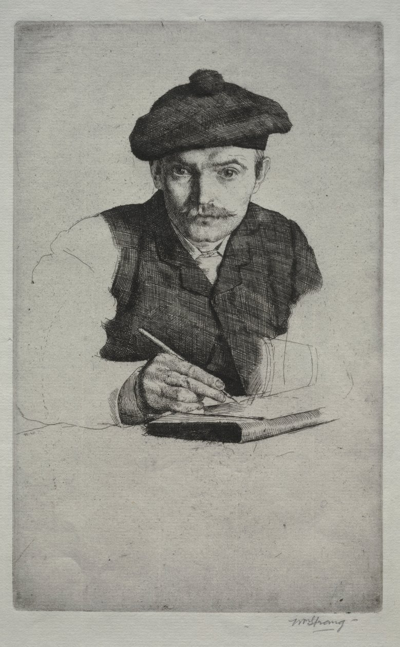 Zelfportret door William Strang
