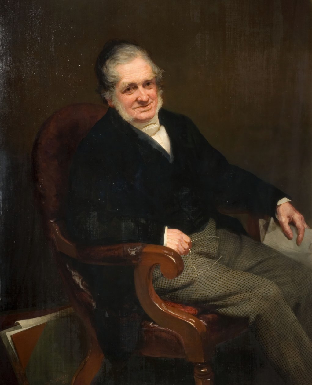 Portret van Samuel Lines 1778-1863, 1863 door William Thomas Roden