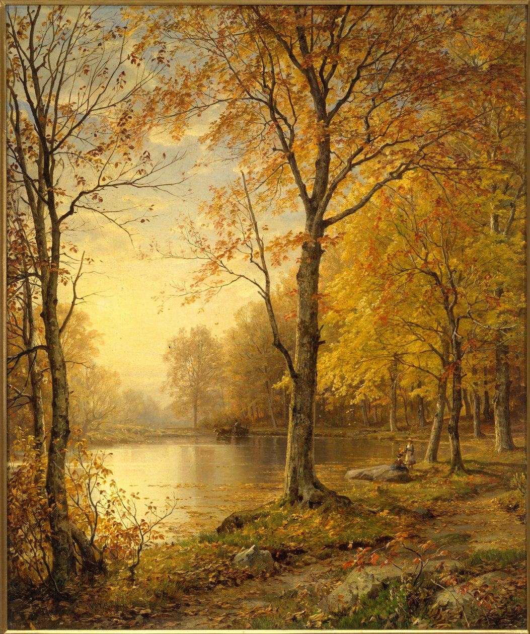 Nazomer door William Trost Richards