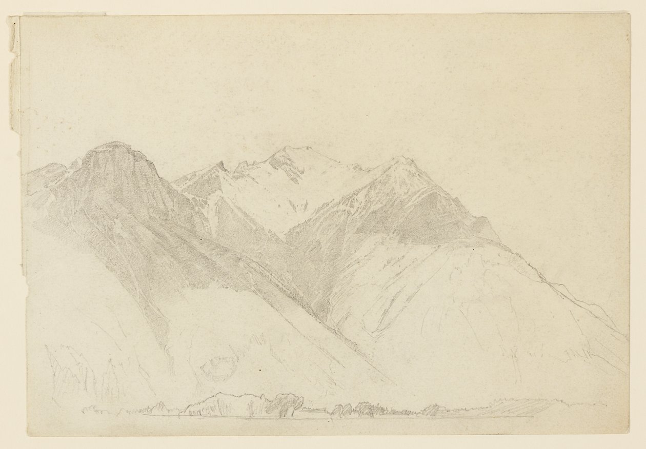 Studie van Landschap door William Trost Richards