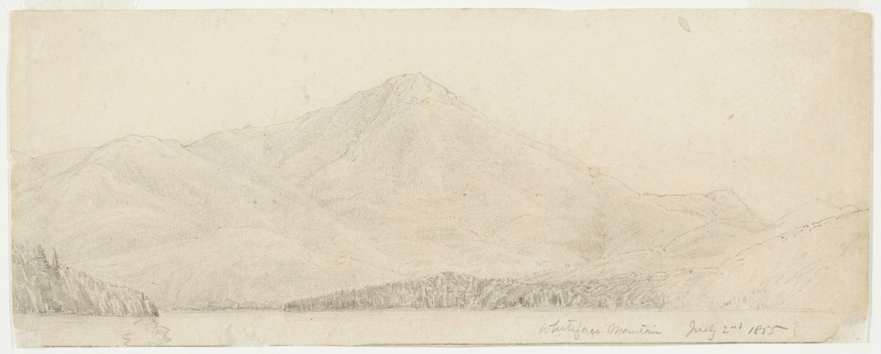 Whiteface Mountain, 1855 door William Trost Richards