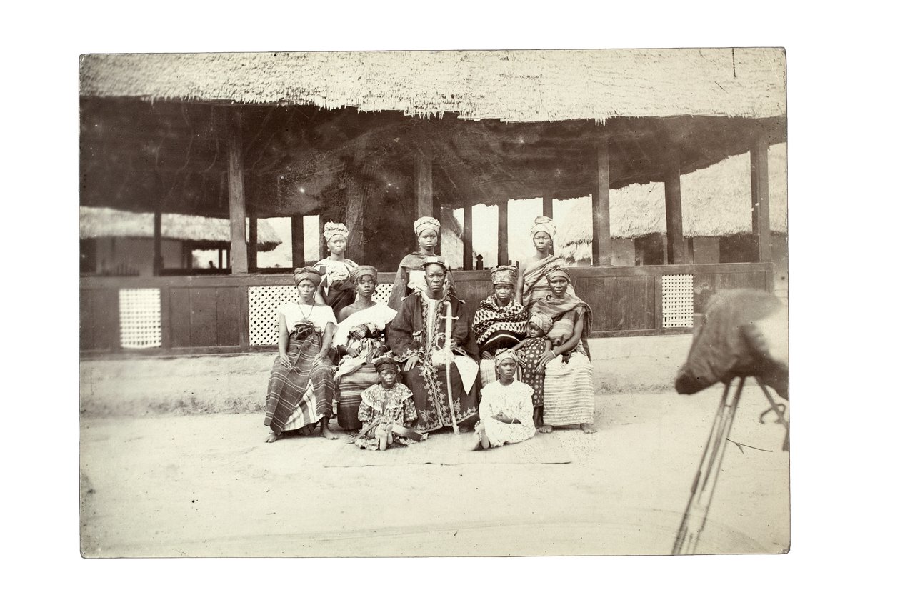 Inheemse Hoofden en Harem, Mendi land door William Turnbull Balmer