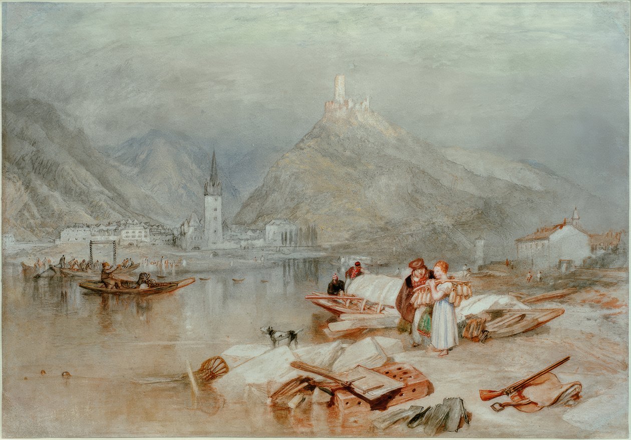 Bernkastel aan de Moezel door Joseph Mallord William Turner