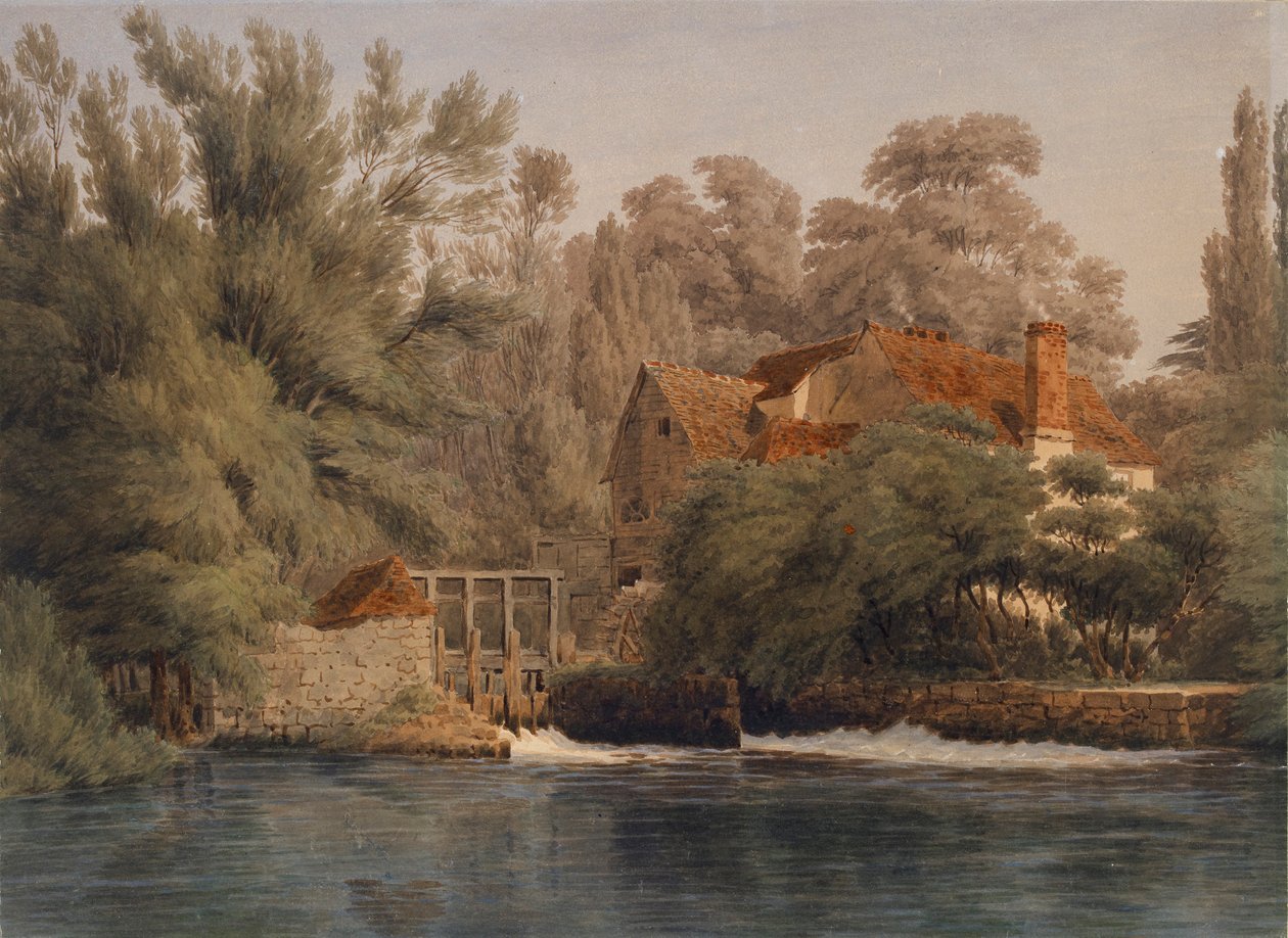 Iffley Molen door Joseph Mallord William Turner