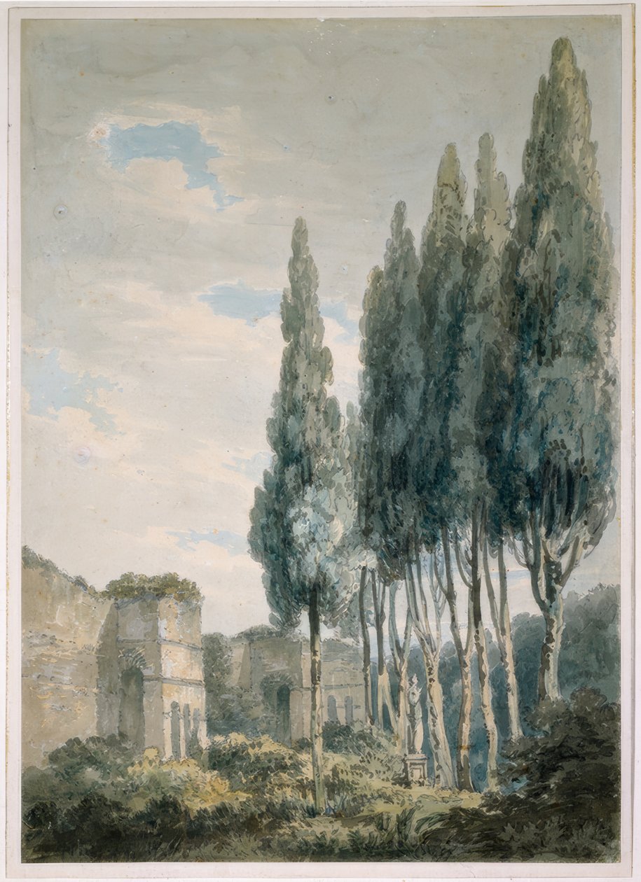 In de Ludovisi-tuinen, Rome door Joseph Mallord William Turner