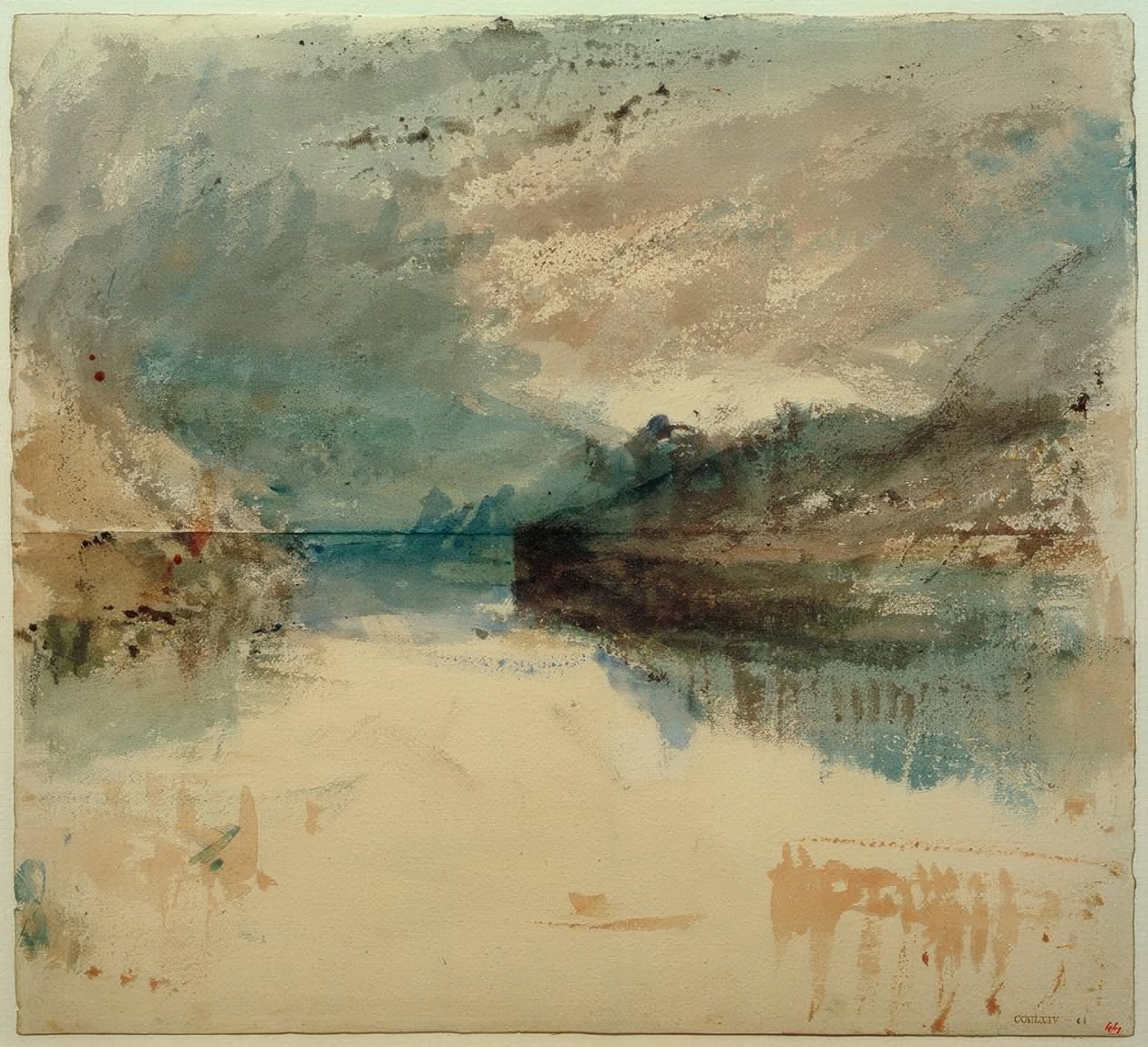 Luzern door Joseph Mallord William Turner