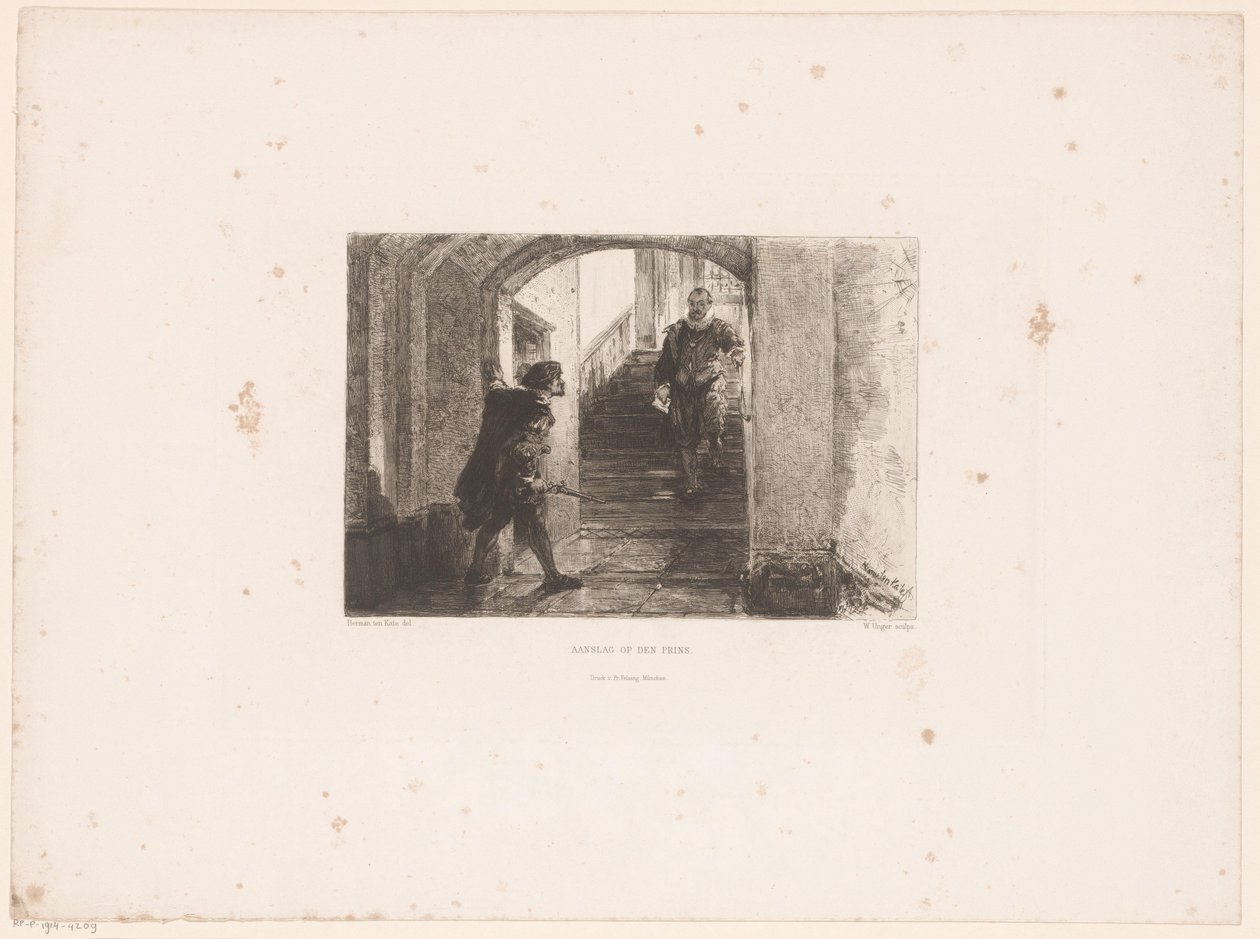 Aanslag op de prins, 1584 door William Unger