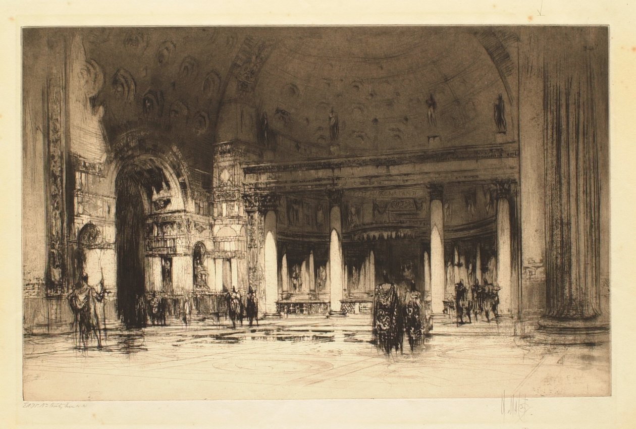 Basiliek van Maxentius door William Walcot