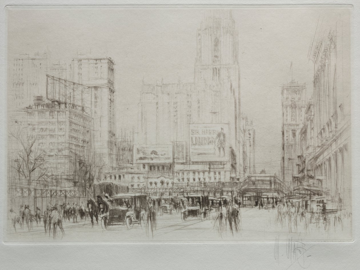 New York City: 42nd Street door William Walcot