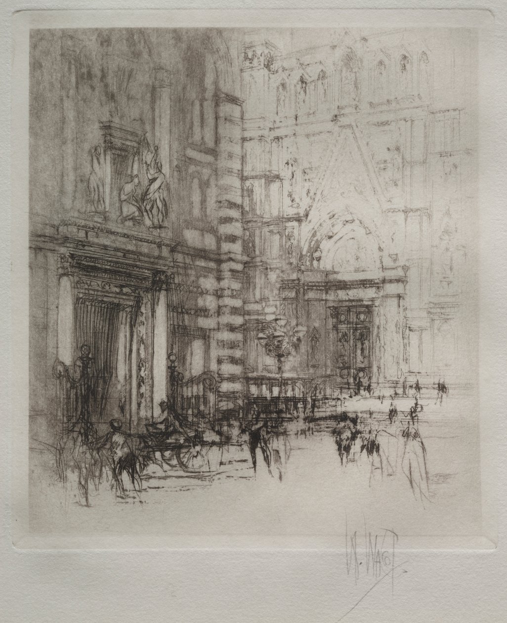 De doopkapel, Florence door William Walcot