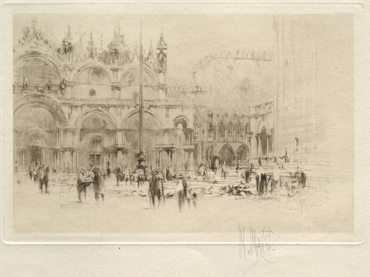 Het San Marcoplein (Venetië-serie, nr. 2) door William Walcot