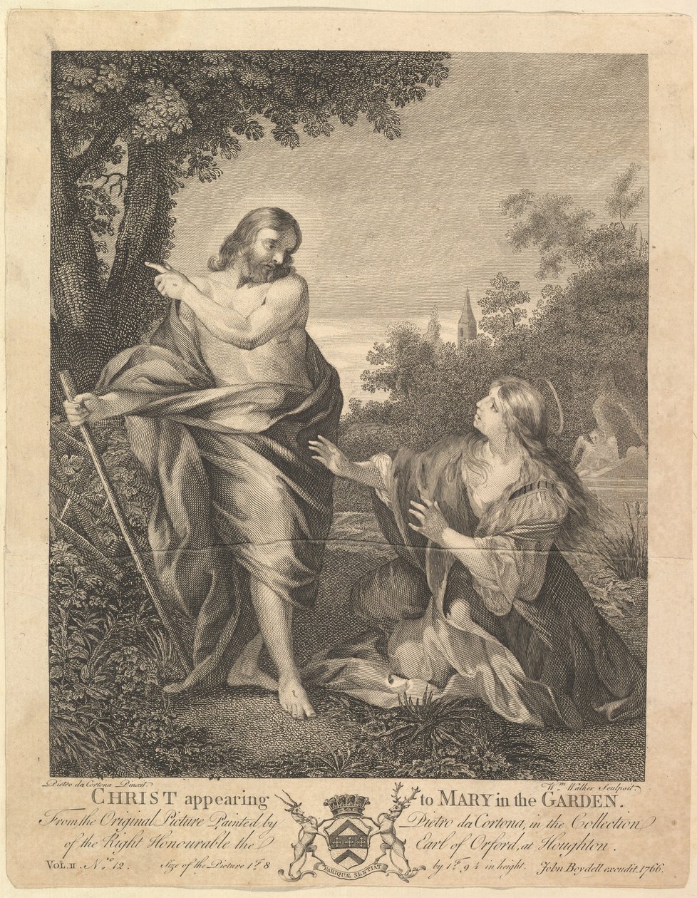 Christus Verschijnt aan Maria in de Tuin door William Walker