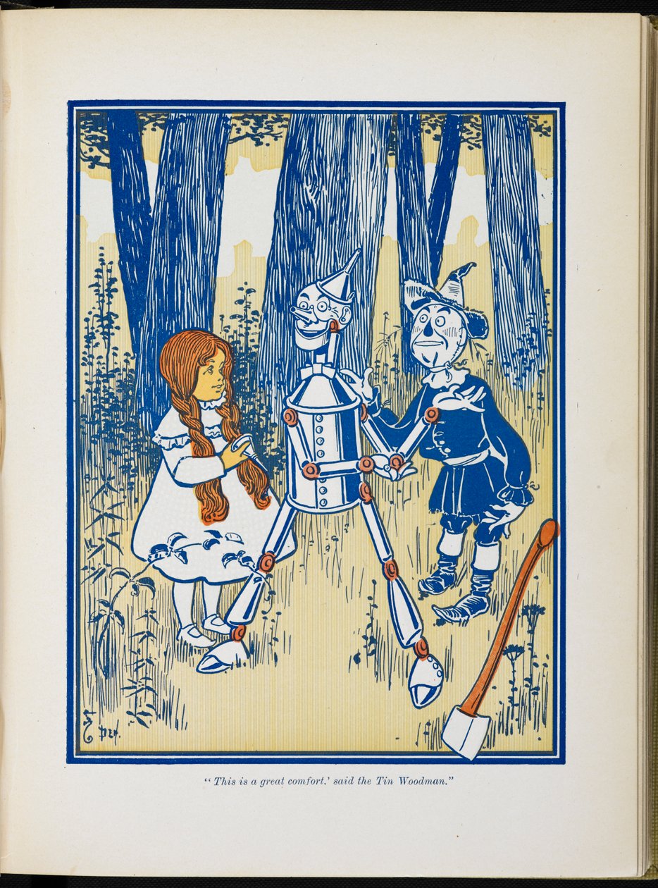 Dorothy, de tinnen man en de vogelverschrikker door William Wallace Denslow